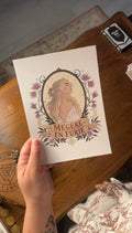 WITCH ART PRINT - My silence is a spell you deserve