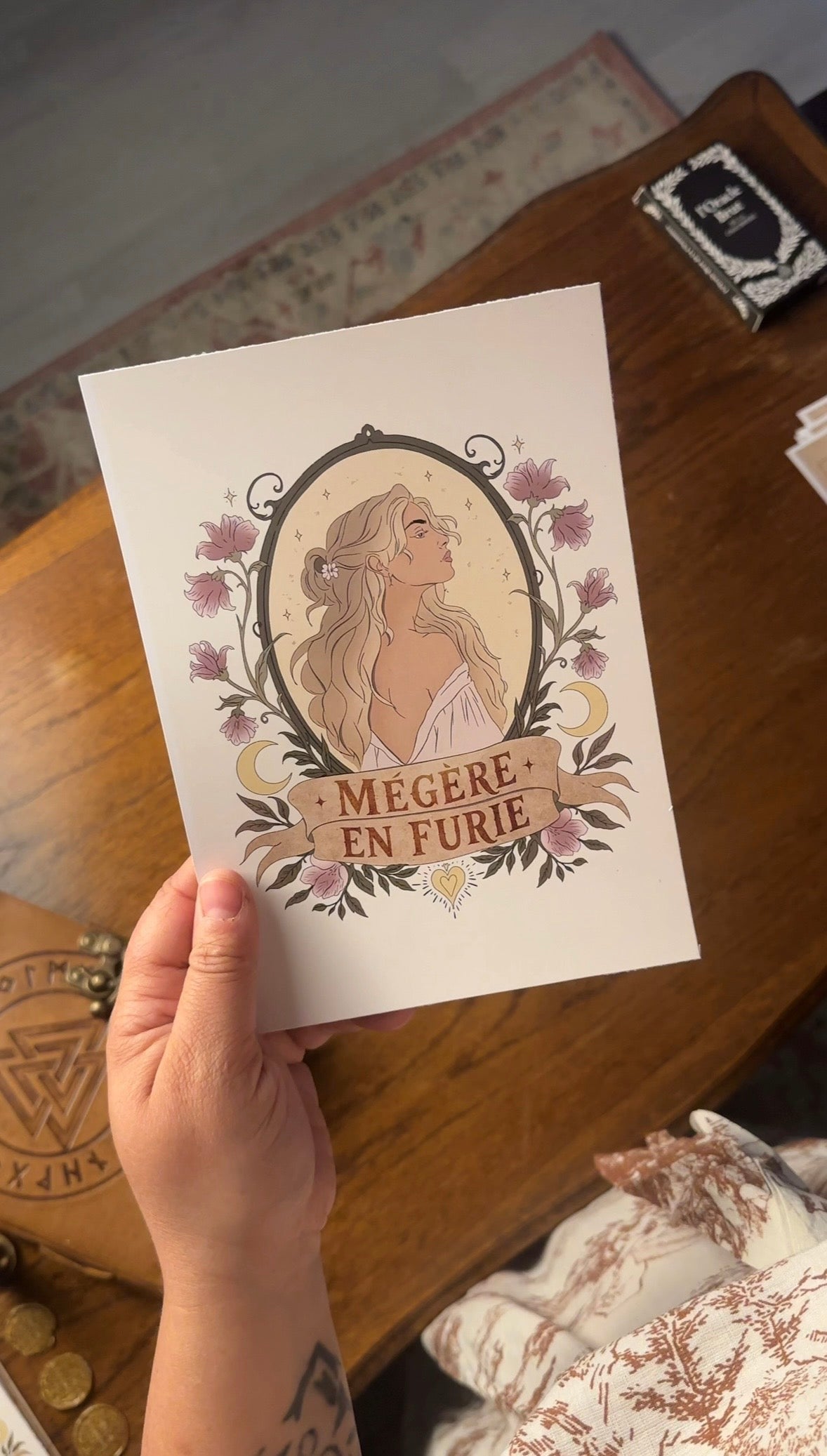 WITCH ART PRINT - My silence is a spell you deserve