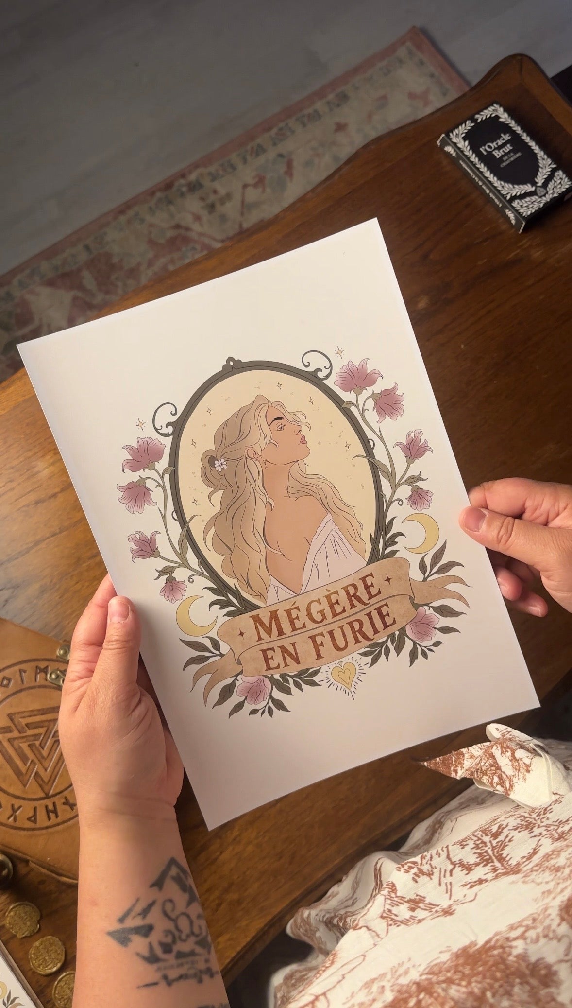WITCH ART PRINT - My silence is a spell you deserve
